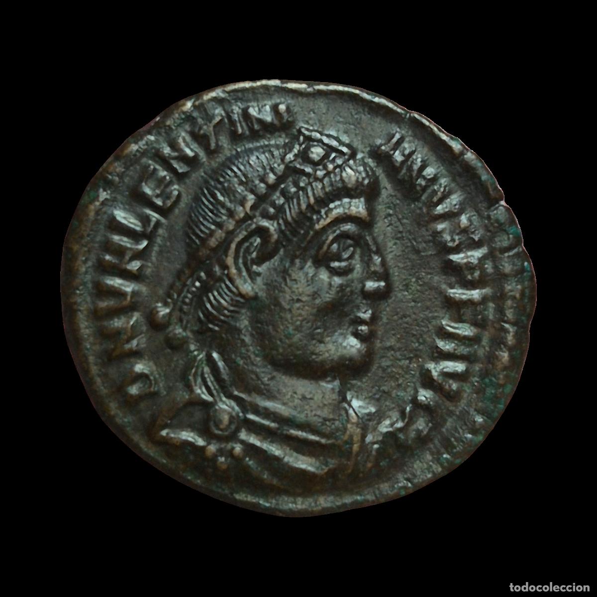 Monedas Imperio romano: NT/ CENTENIONAL VALENTINIANO I REV. EMPERADOR Y CAUTIVO (A1015)