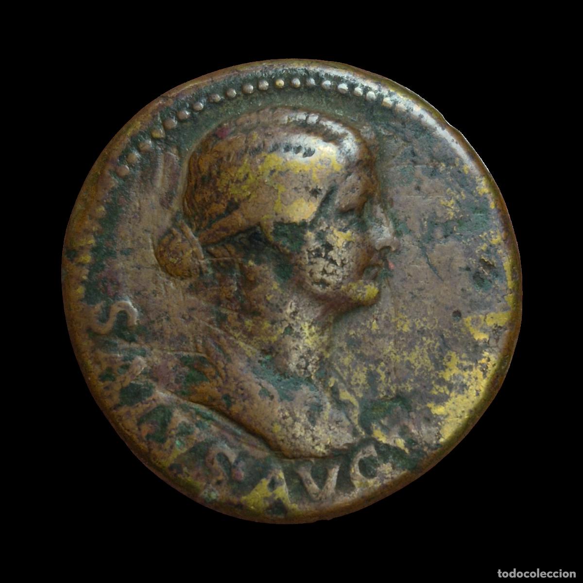 Monedas Imperio romano: NT/ DUPONDIO LIVIA REV. SC (A1086)