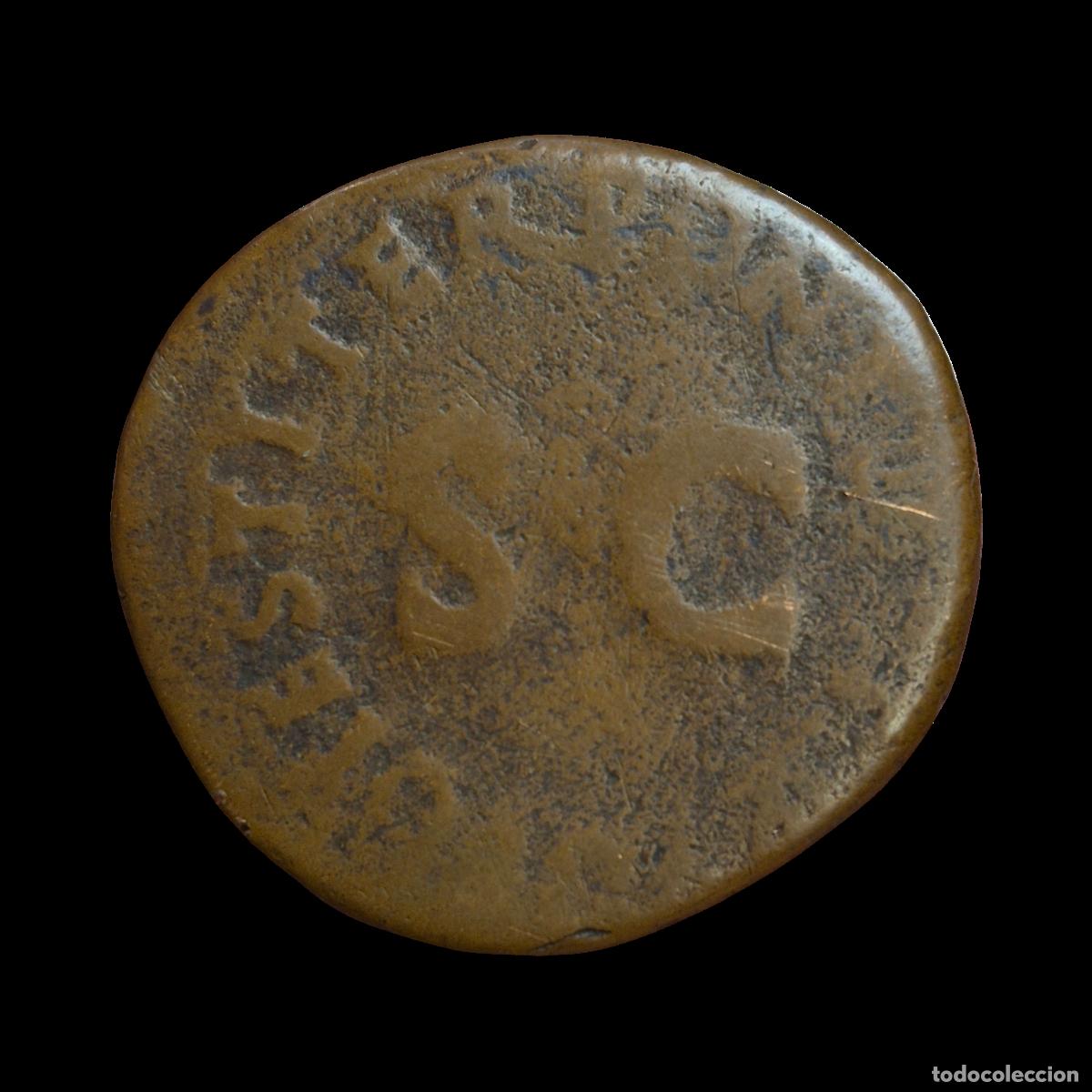 Monedas Imperio romano: NT/ AS DRUSO REV. SC (A1090) - Foto 2