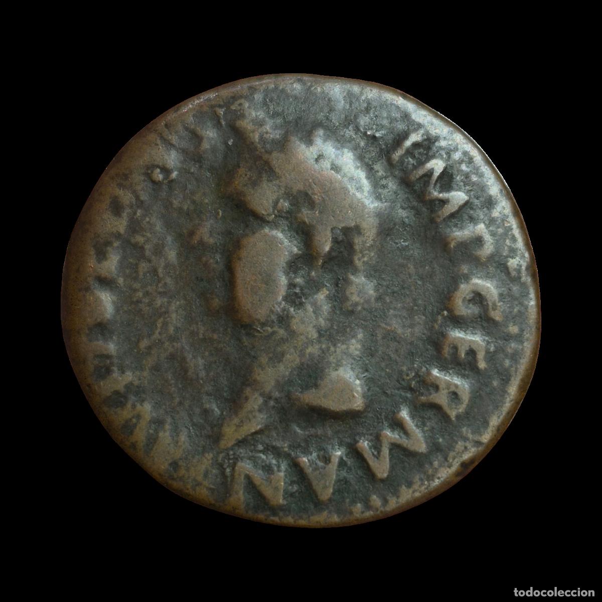 Monedas Imperio romano: NT/ AS VITELIO TARRACO REV. MANOS ENTRELAZADAS (A1100)