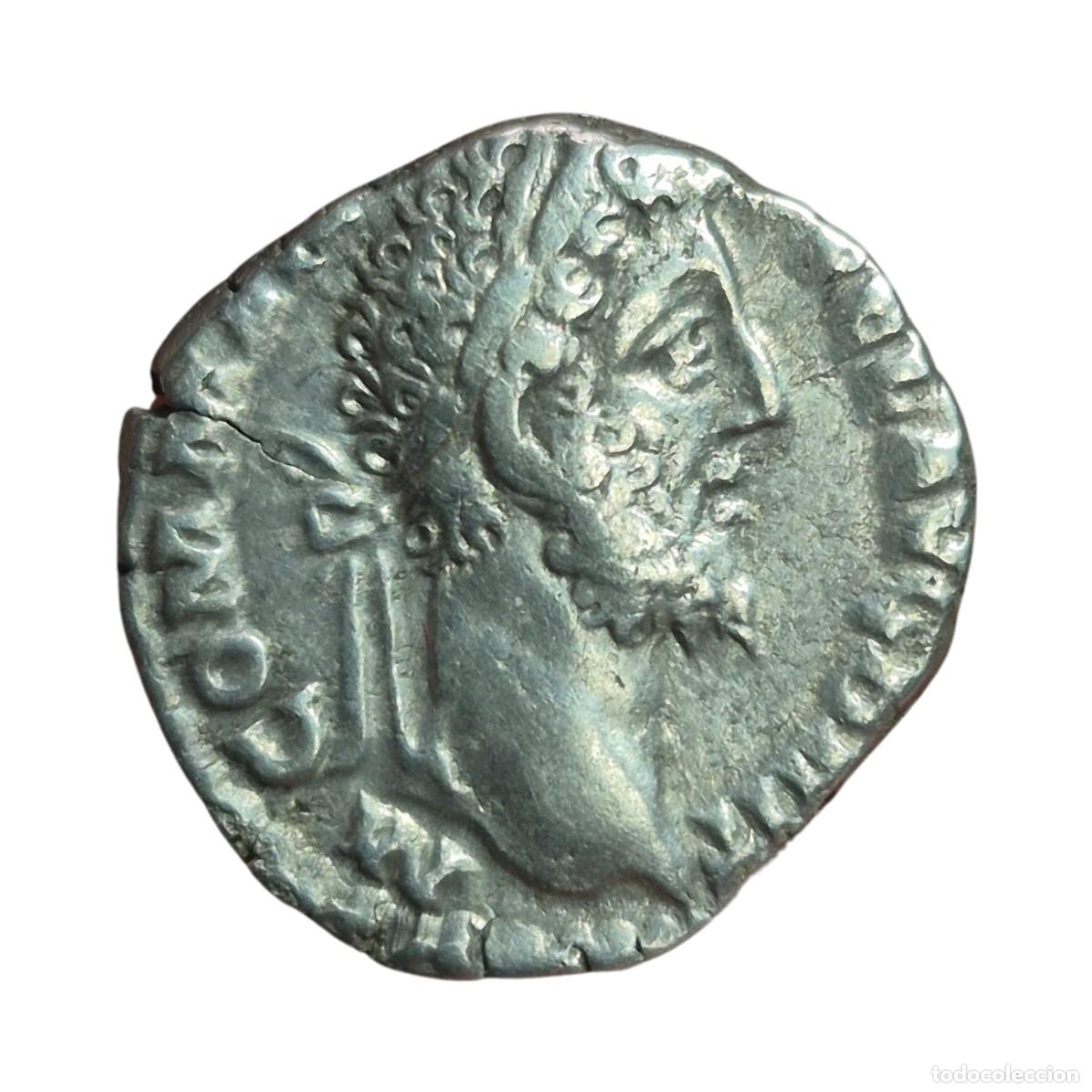 Monedas Imperio romano: NT/ DENARIO COMODO REV. MARTE ESTANTE (A1143)