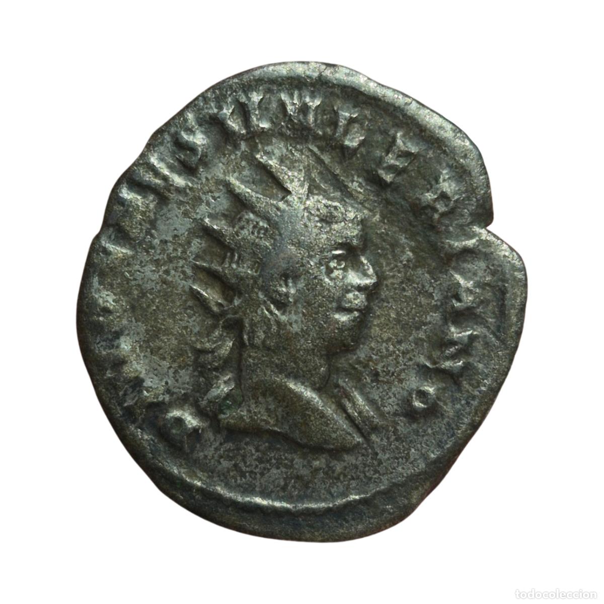 Monedas Imperio romano: NT/ ANTONINIANO VALERIANO II REV. AGUILA (A1143)