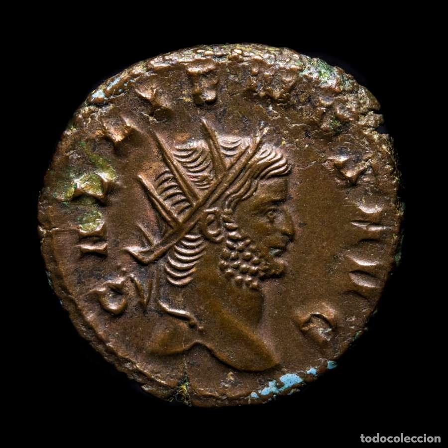 Monedas Imperio romano: Galieno 253-268 antoniniano de bronce. Roma. FORTVNA REDVX /C.