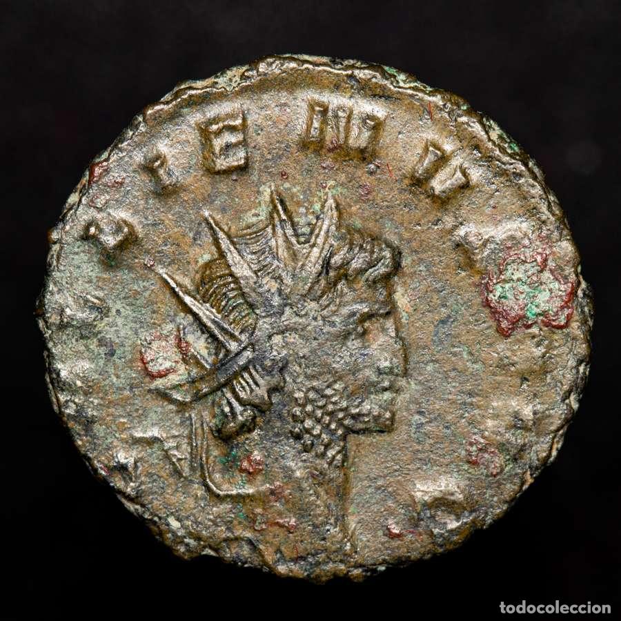 Monedas Imperio romano: Galieno, antoniniano de bronce. Roma.CONSERVAT PIETAT-XII. Muy raro