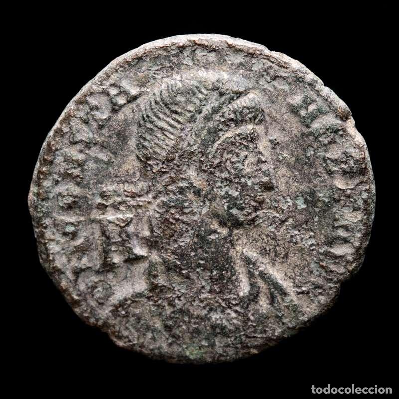 Monedas Imperio romano: Constante 337-350 &AElig; Maiorina Aquileia FEL TEMP REPARATIO - A / AQS&bull;