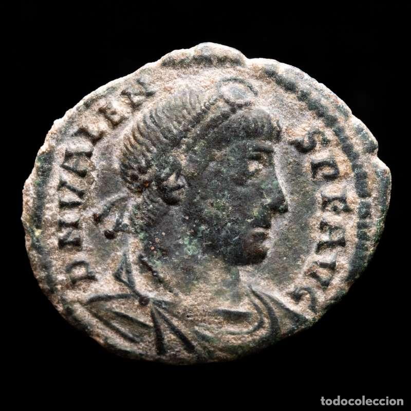 Monedas Imperio romano: Valente - Follis, Roma. SECVRITAS.REIPVBLICAE // RP - Victoria
