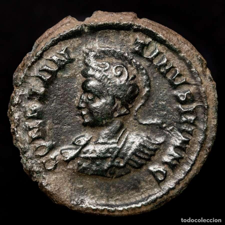 Monedas Imperio romano: Constantino II &AElig; Follis. Londinium. BEAT TRA☆☆☆NQLITAS / PLON (4452)