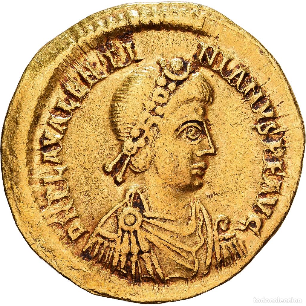 Monedas Imperio romano: [#982137] Roman Empire, Valentinian III, Solidus, 355-357, Ravenna, Oro, BC+, RIC:2011