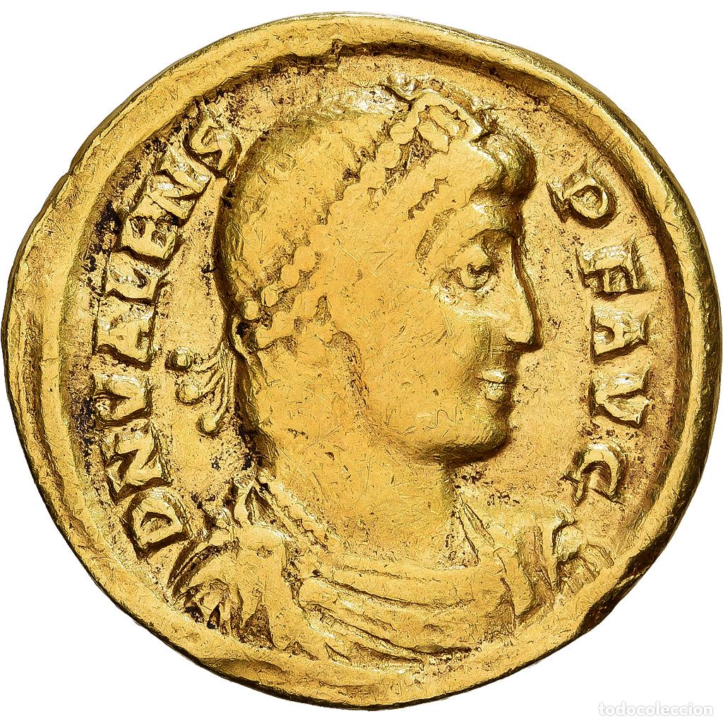 Monedas Imperio romano: [#982139] Roman Empire, Valens, Solidus, 364-367, Nicomedia, Oro, BC+, RIC:2d