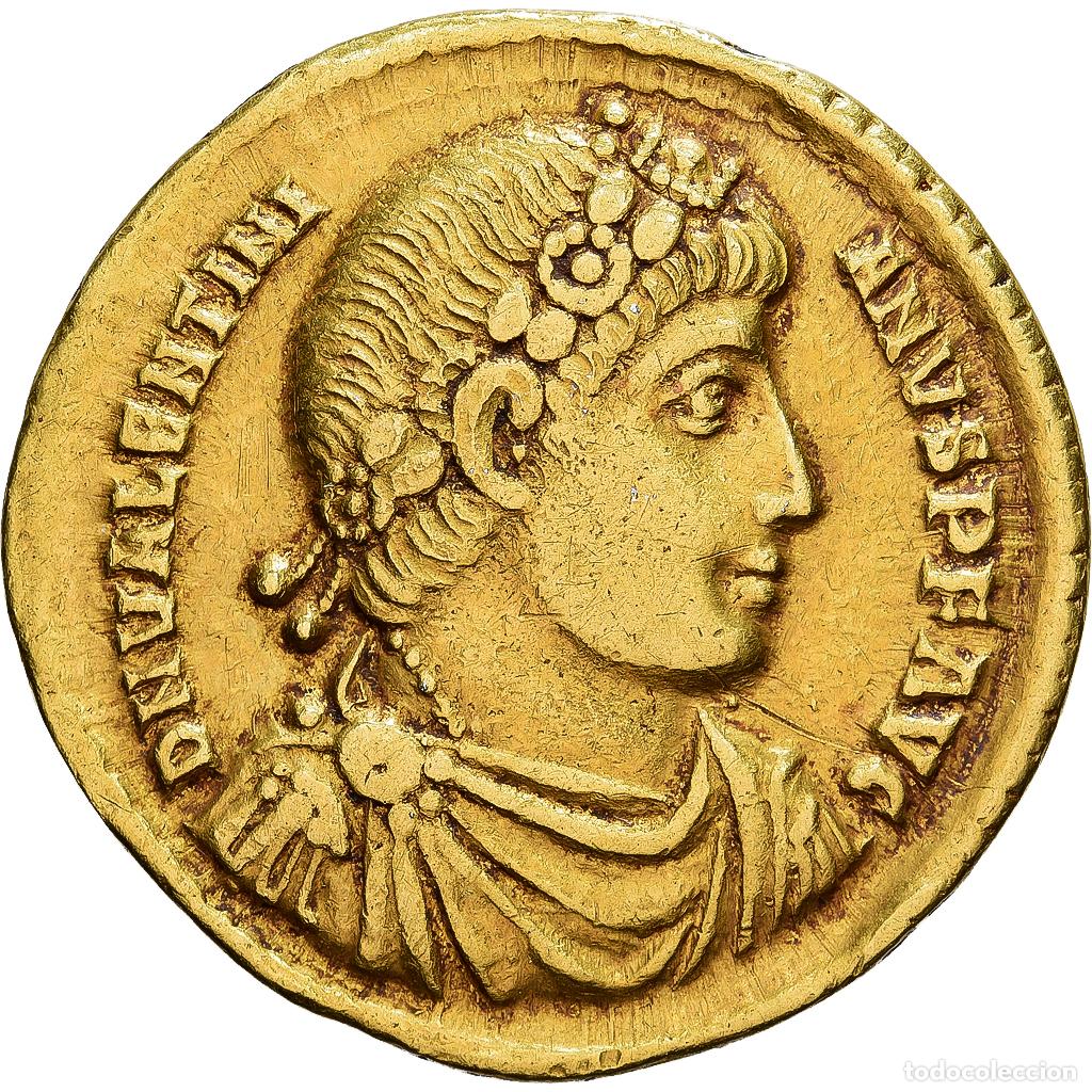 Monedas Imperio romano: [#982161] Roman Empire, Valentinian I, Solidus, 364-367, Antioch, Oro, MBC, RIC:2Bxxxviii