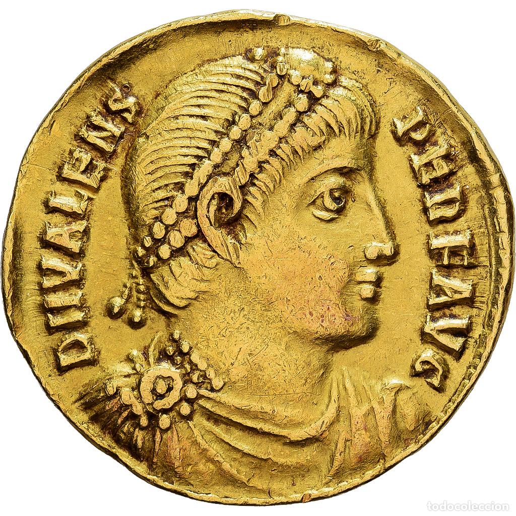 Monedas Imperio romano: [#982160] Roman Empire, Valens, Solidus, 364-367, Antioch, Oro, MBC, RIC:2d