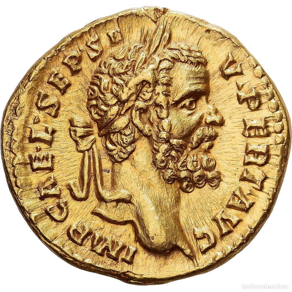 Monedas Imperio romano: [#982180] Septimius Severus, Aureus, 193-194, Rome, MS(63), Gold, RIC:IV-18 (Ref 980207)