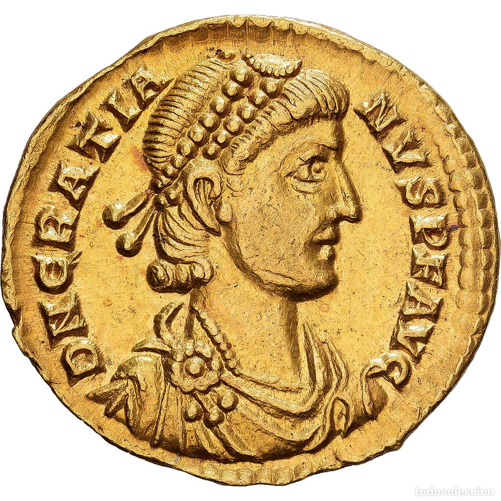 Monedas Imperio romano: [#982150] Roman Empire, Gratian, Solidus, 375-378, Treveri, Oro, SC, RIC:39d