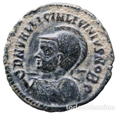 Monedas Imperio romano: Imperio Romano &middot; Licinio II (C&eacute;sar) &middot; Follis &middot; 321&ndash;324 d.C. RIC VII Nicomedia 49.
