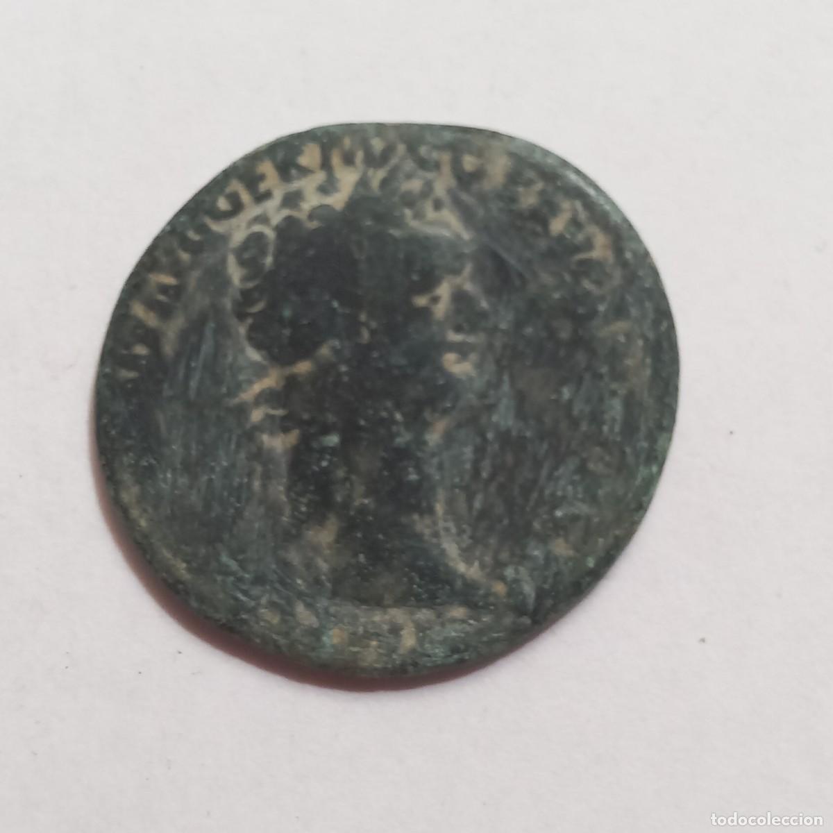 Monedas Imperio romano: As del emperador Domiciano.