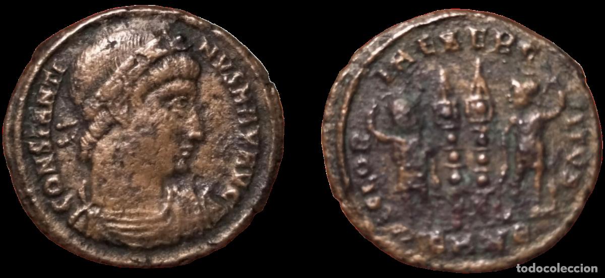 Monedas Imperio romano: Follis Emperador CONSTANTINO I. 306 337