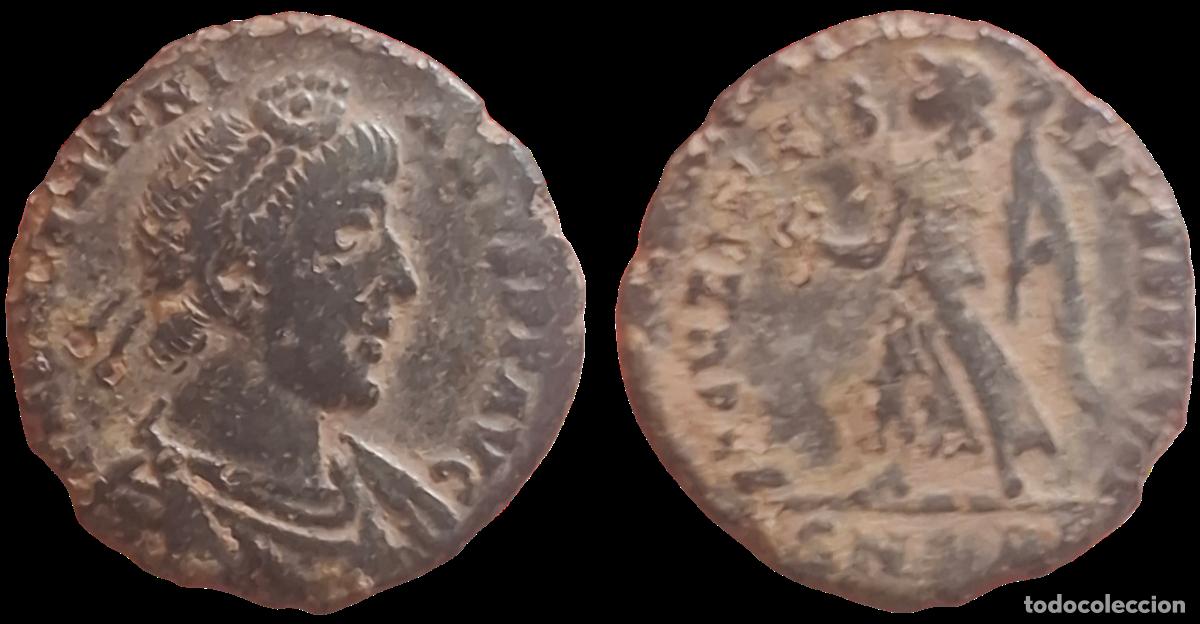 Monedas Imperio romano: ROMA: CENTENIONAL VALENTINIANO I ( 367-375 D.C. ) SECURITAS REI PUBLICAE
