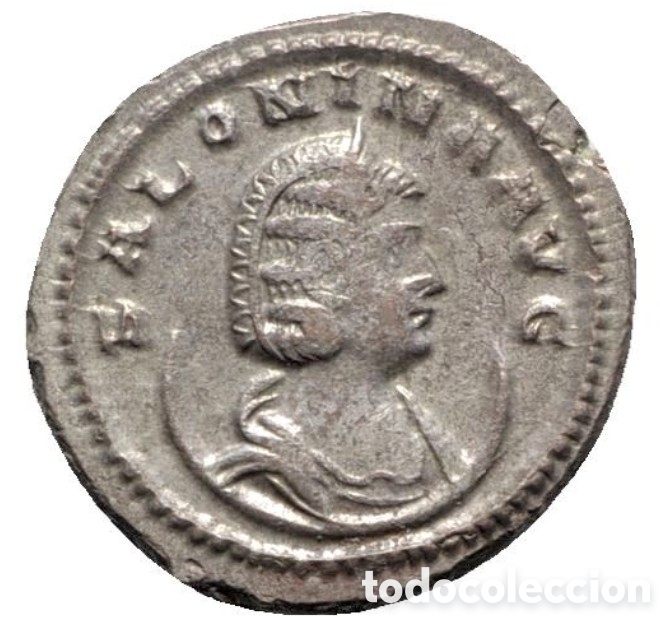 Monedas Imperio romano: De ANTONIANO SALONINA DE AUGUSTA 4,80 g, 6 h). Antioqu&iacute;a, 267 d. C AR