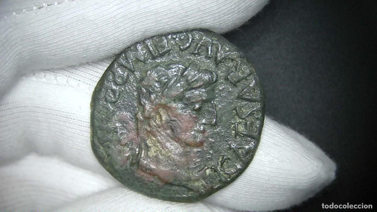 Monedas Imperio romano: Tiberio As Turiaso (Tarazona) Hispania MBC-