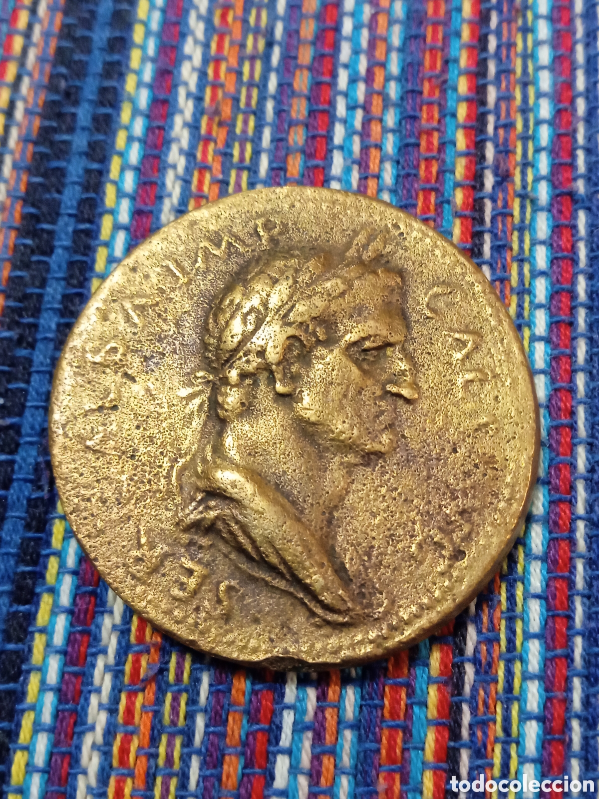Roman Empire Coins: BONITA COPIA ANTIGUA DE UN SESTERCIO DE GALBA TIPO PADUANO SIGLO XVI-XIX