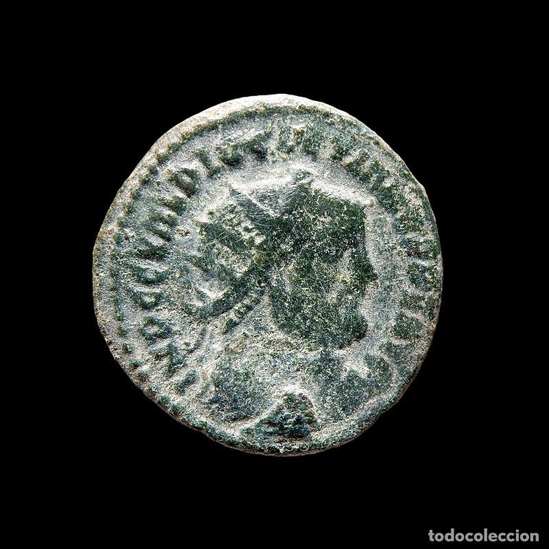 Monedas Imperio romano: Diocleciano, Cizico, &AElig; Follis radiado.-CONCORDIA MILITVM-KS. A94-M