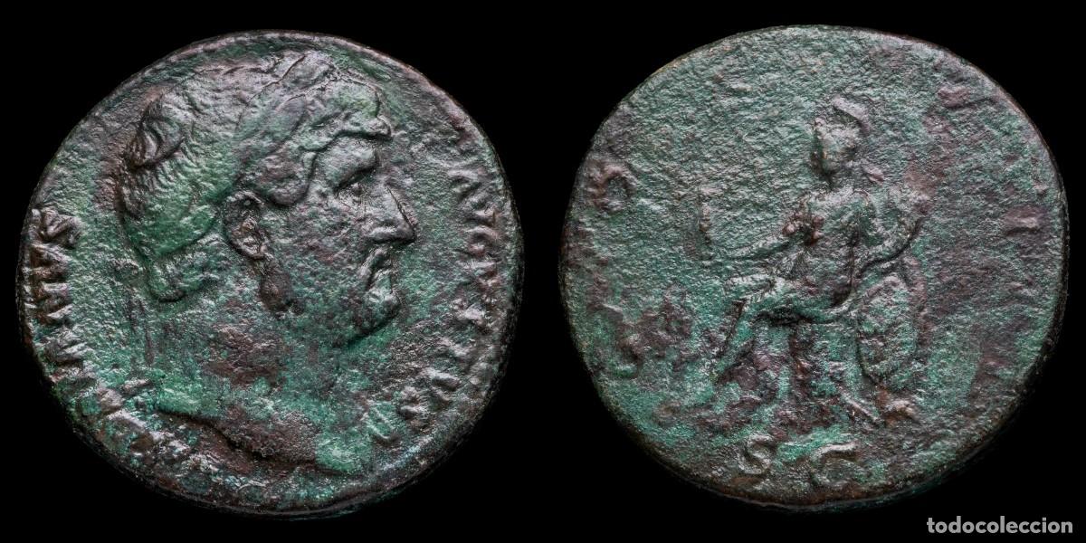 Monedas Imperio romano: Hadrian Sestertius - COS III SC - 31 mm / 21,96 gr.