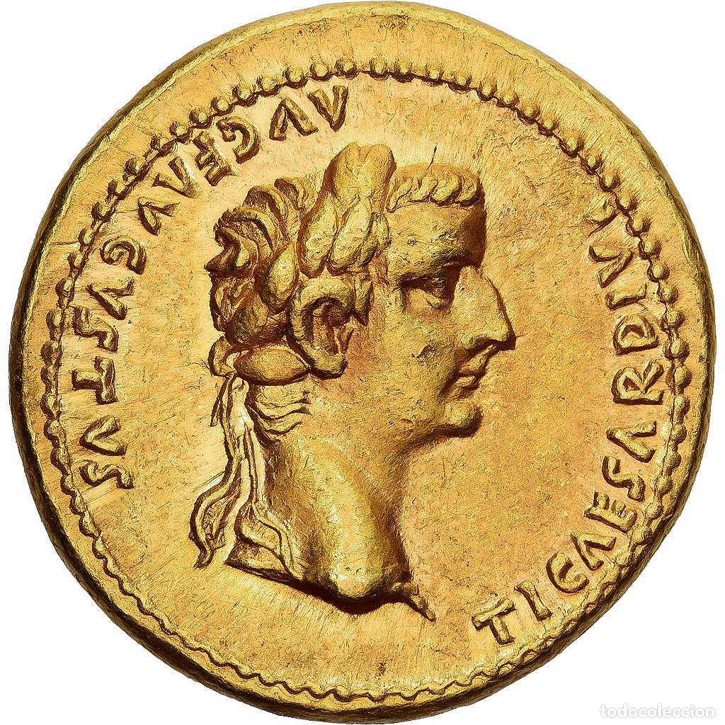 Monedas Imperio romano: [#982529] Roman Empire, Tiberius, Aureus, 14-37, Lyon - Lugdunum, Oro, EBC, Cohen:15