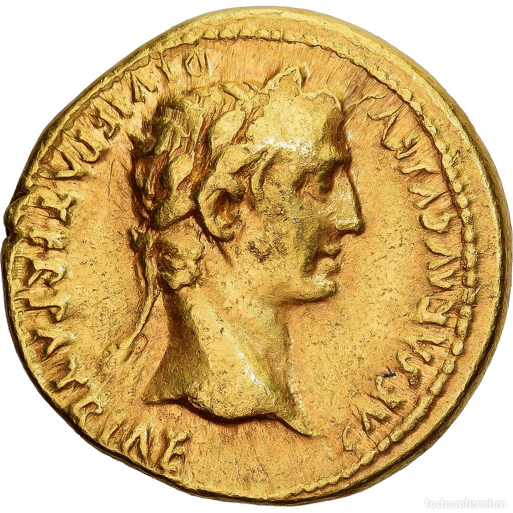 Monedas Imperio romano: [#982532] Roman Empire, Auguste, Aureus, 2 BC -14 AD, Lyon - Lugdunum, Oro, MBC+