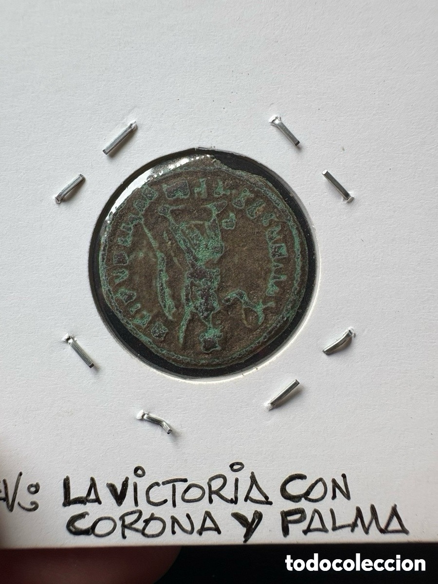 Monedas Imperio romano: AE3 Moneda Romana Valens (A3) - Foto 2