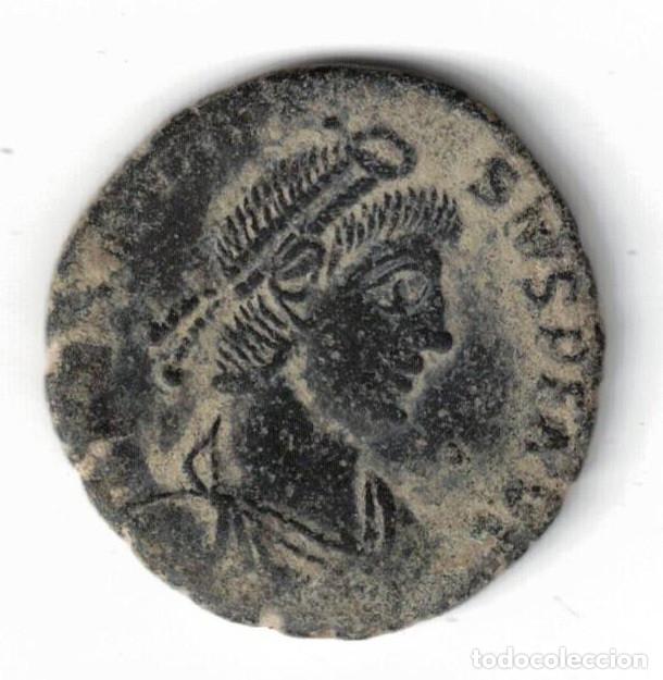 Monedas Imperio romano: MONEDA ROMANA MAIORINA GRACIANO ALEJANDRIA EGIPTO - AE2 - BRONCE