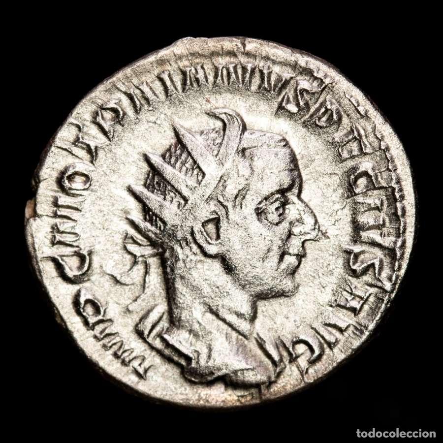 Monedas Imperio romano: Roma Imperio Trajano Decio Antoniniano. PANNONIAE las dos Pannonias