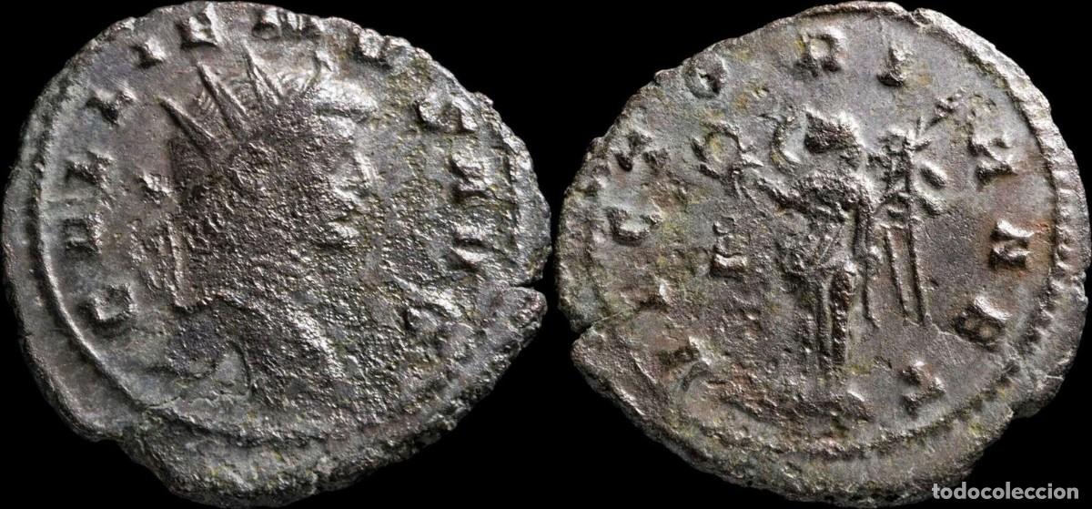 Monedas Imperio romano: Antoniniano de Galieno - VICTORIA AET - 23 mm / 3.04 gr.