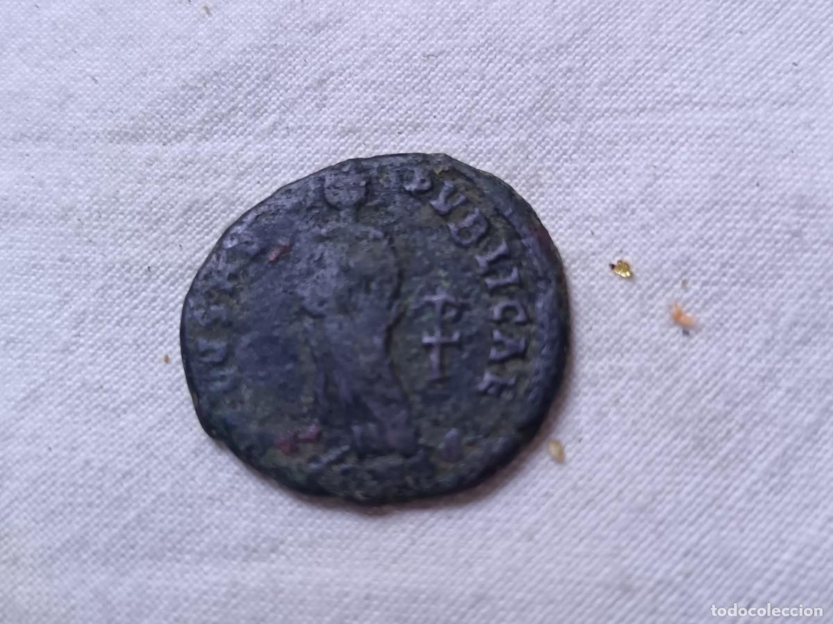 Monedas Imperio romano: MR1, Antigua Moneda Romana, emperador a identificar
