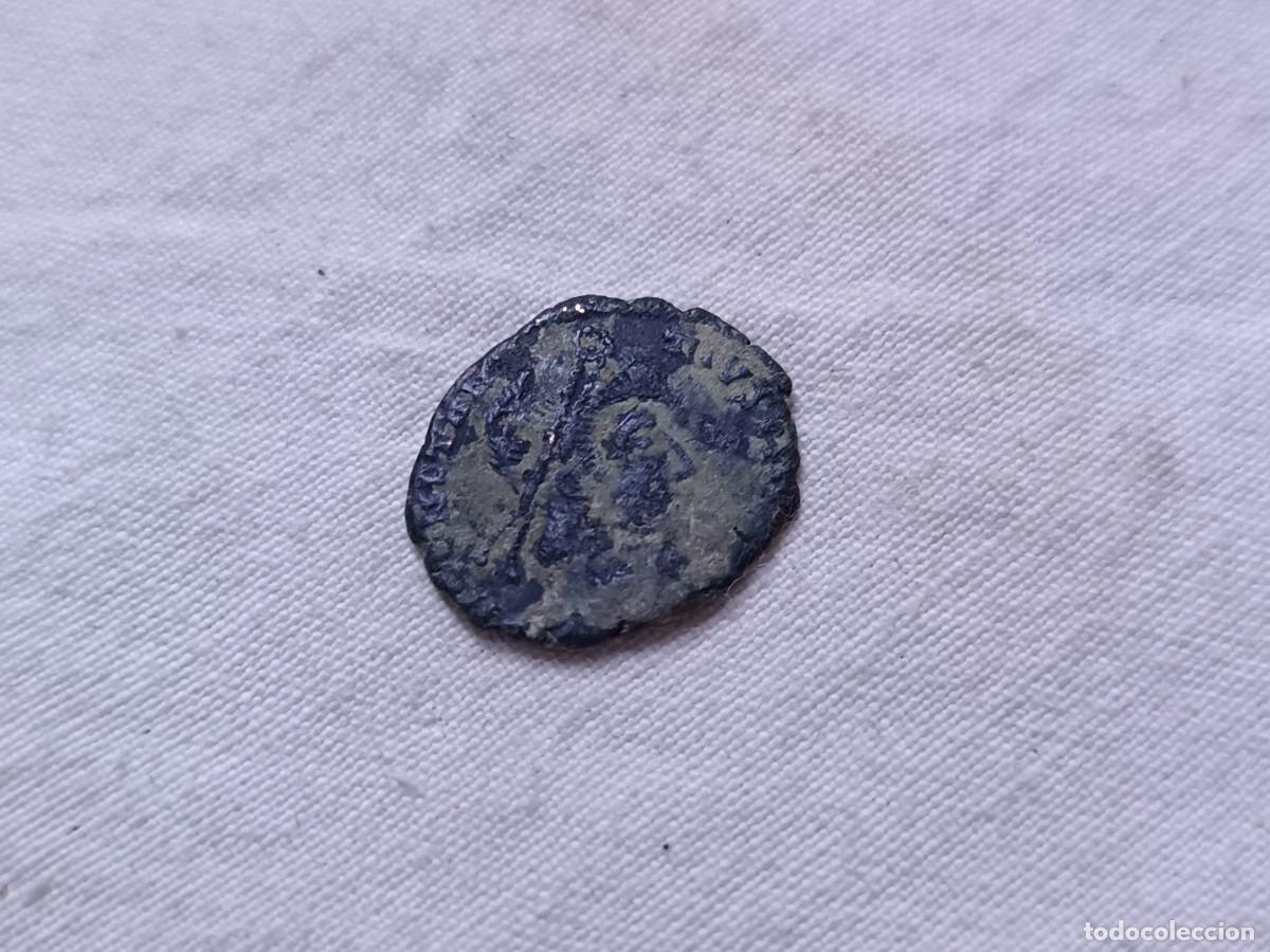Monedas Imperio romano: MR5, Antigua Moneda Romana, emperador a identificar