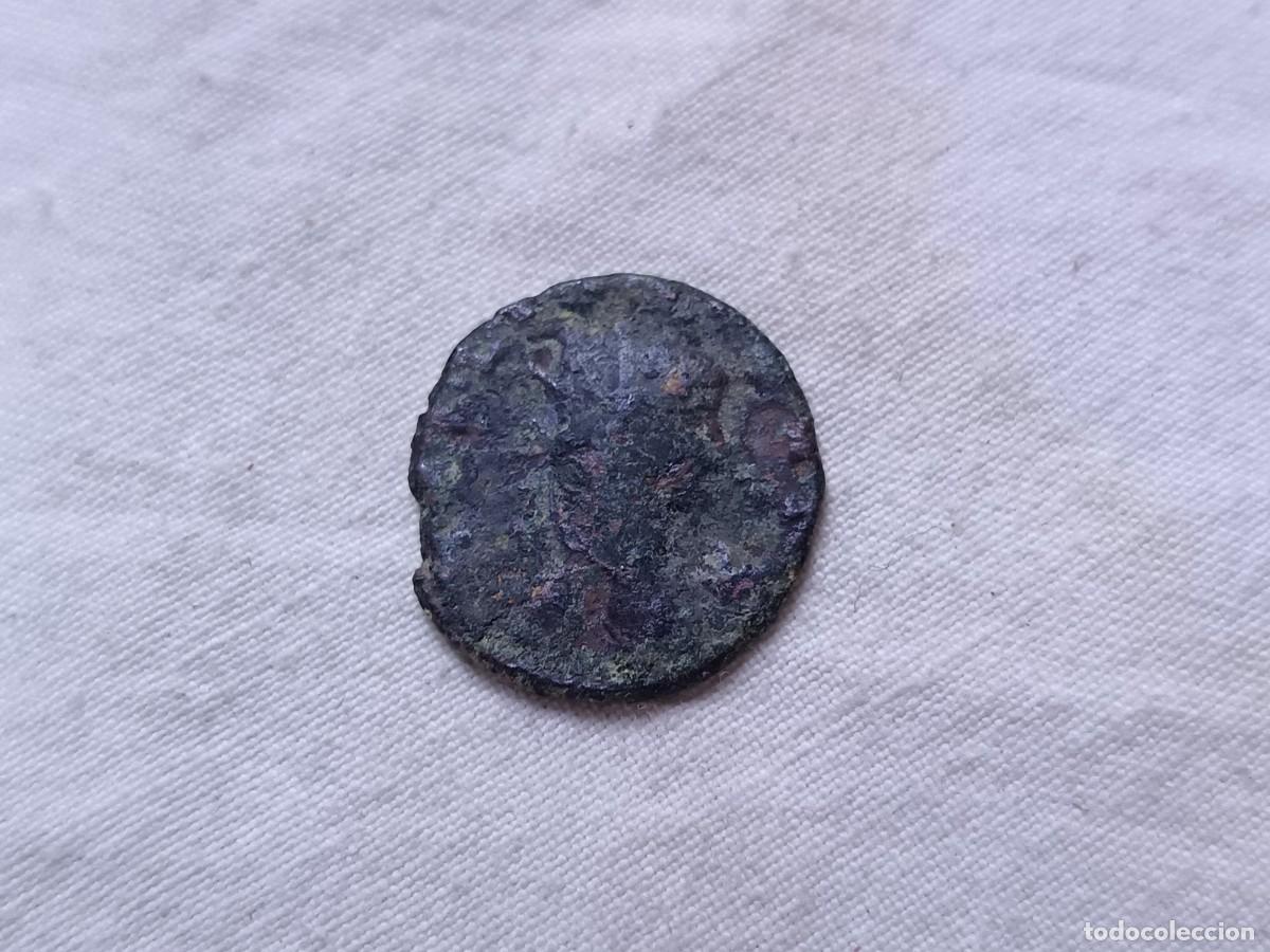 Monedas Imperio romano: MR9, Antigua Moneda Romana, emperador a identificar