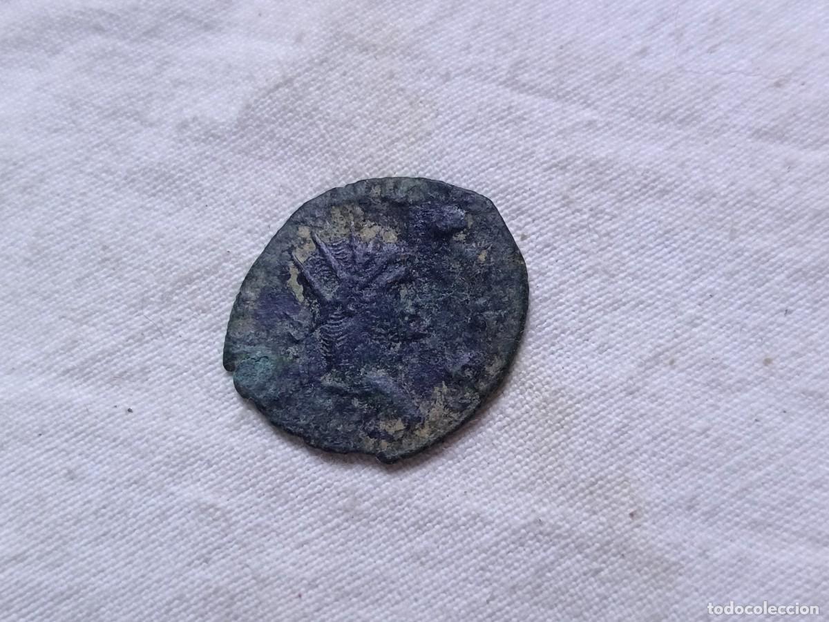 Monedas Imperio romano: MR14, Antigua Moneda Romana, emperador a identificar