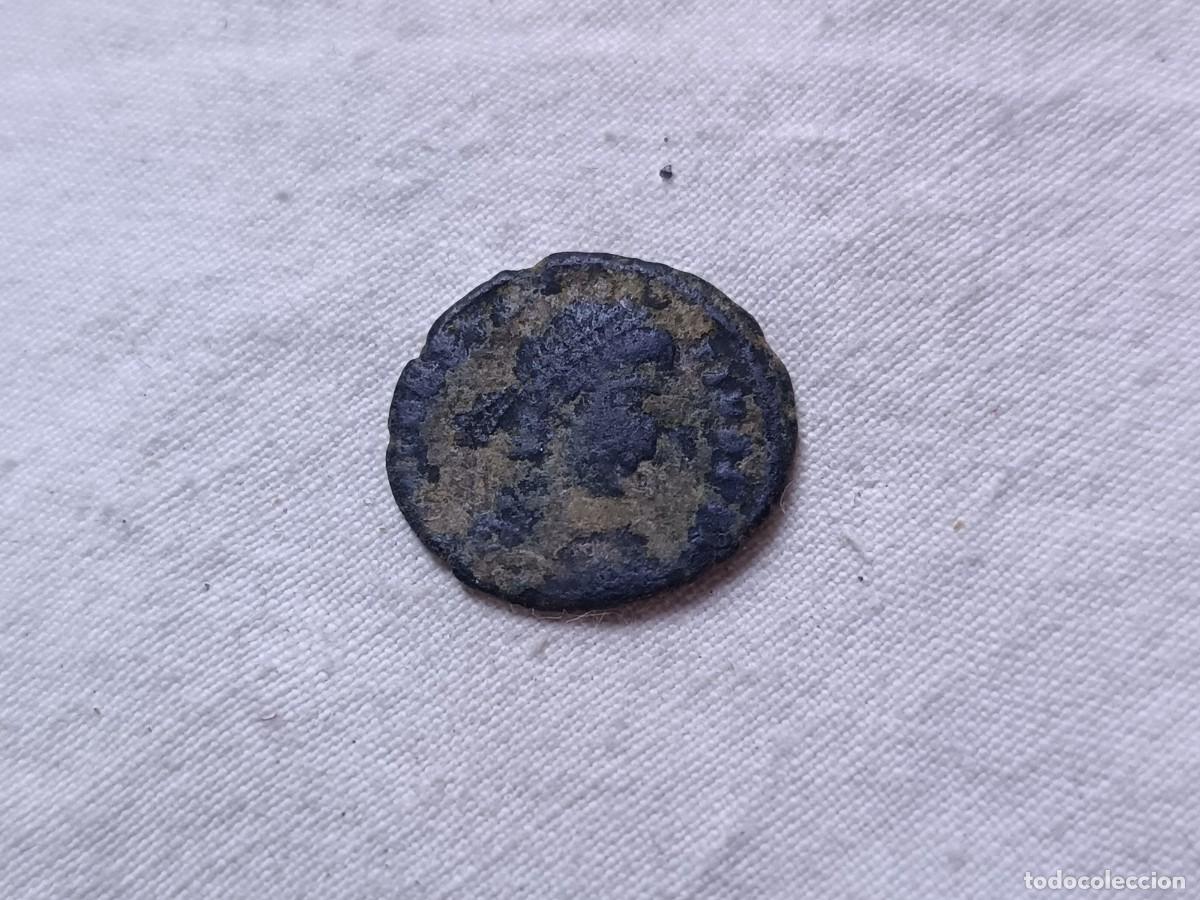 Monedas Imperio romano: MR19, Antigua Moneda Romana, emperador a identificar