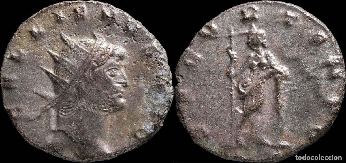 Monedas Imperio romano: Antoniniano de Galieno - SECVRIT AVG - 18 mm / 3.90 gr.