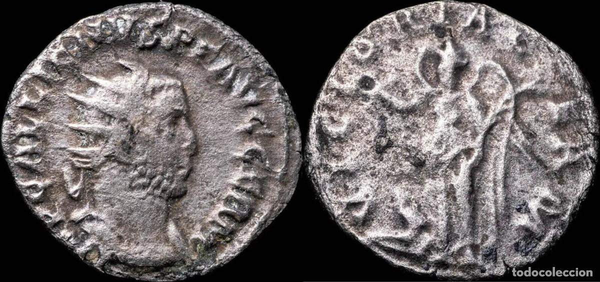 Monnaies Empire Romain: Antoniniano de Galieno -VICTORIA GERM - 21 mm / 2.17 gr.