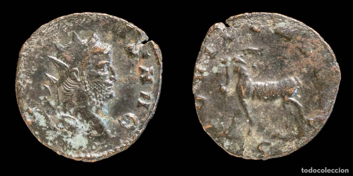 Monedas Imperio romano: Gallienus Antoninianus - IOVI CONS AVG - 20 mm / 2.09 gr.