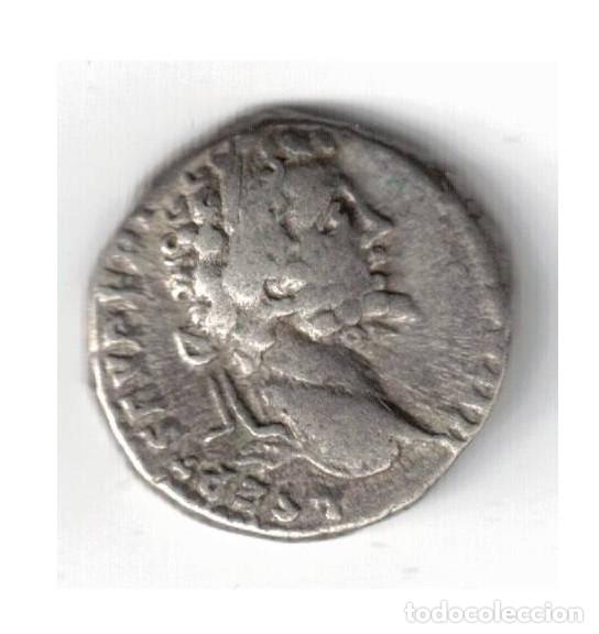Monedas Imperio romano: DENARIO PLATA GETA CESAR 200 DC PRINC IVVENTVTIS JINETE MONEDA IMPERIO ROMANO