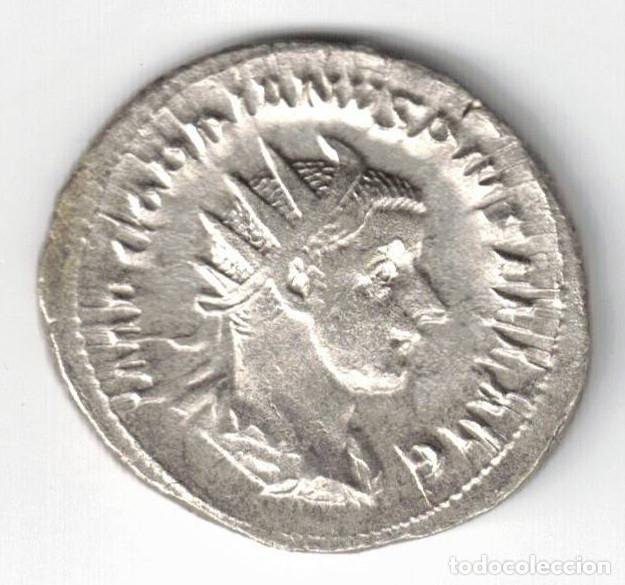 Monedas Imperio romano: ANTONINIANO PLATA FILIPO II 247-249 DC VIRTVS AVGG MONEDA IMPERIO ROMANO