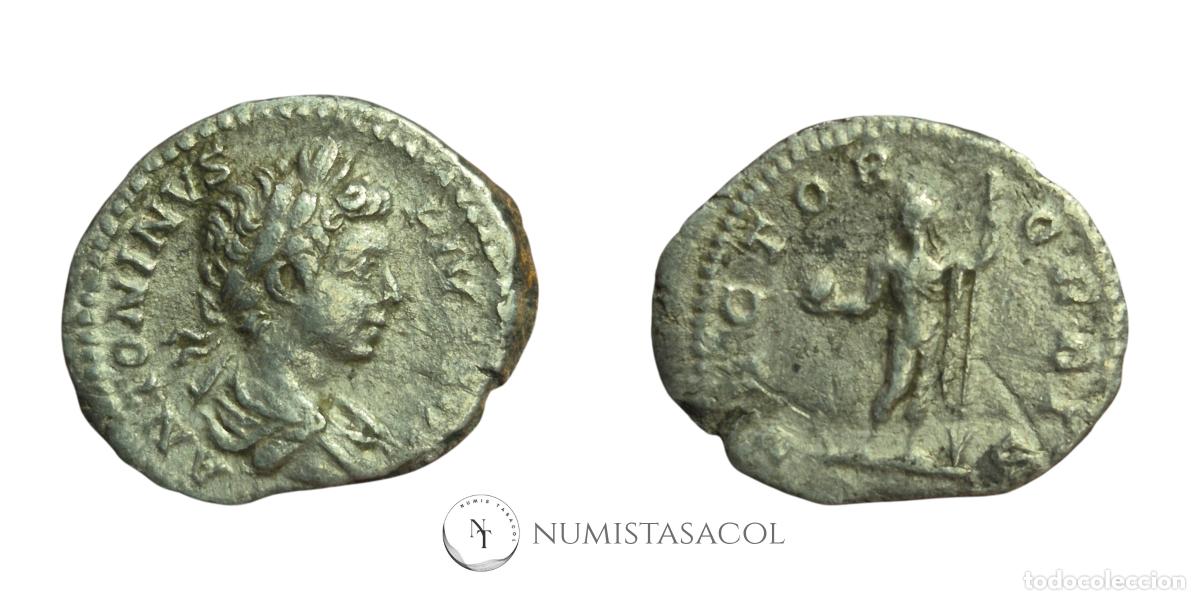 Monedas Imperio romano: NT / DENARIO CARACALLA SOL (A1210) - Foto 3