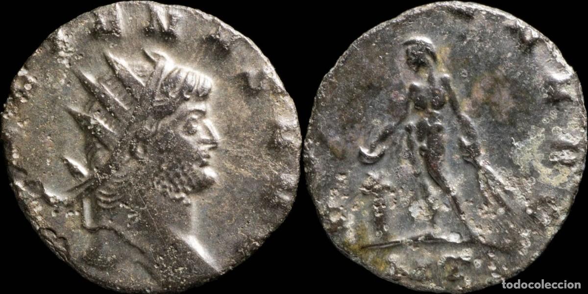 Monedas Imperio romano: Antoniniano de Galieno - BON EVEN AVG - 18 mm / 2.19 gr.