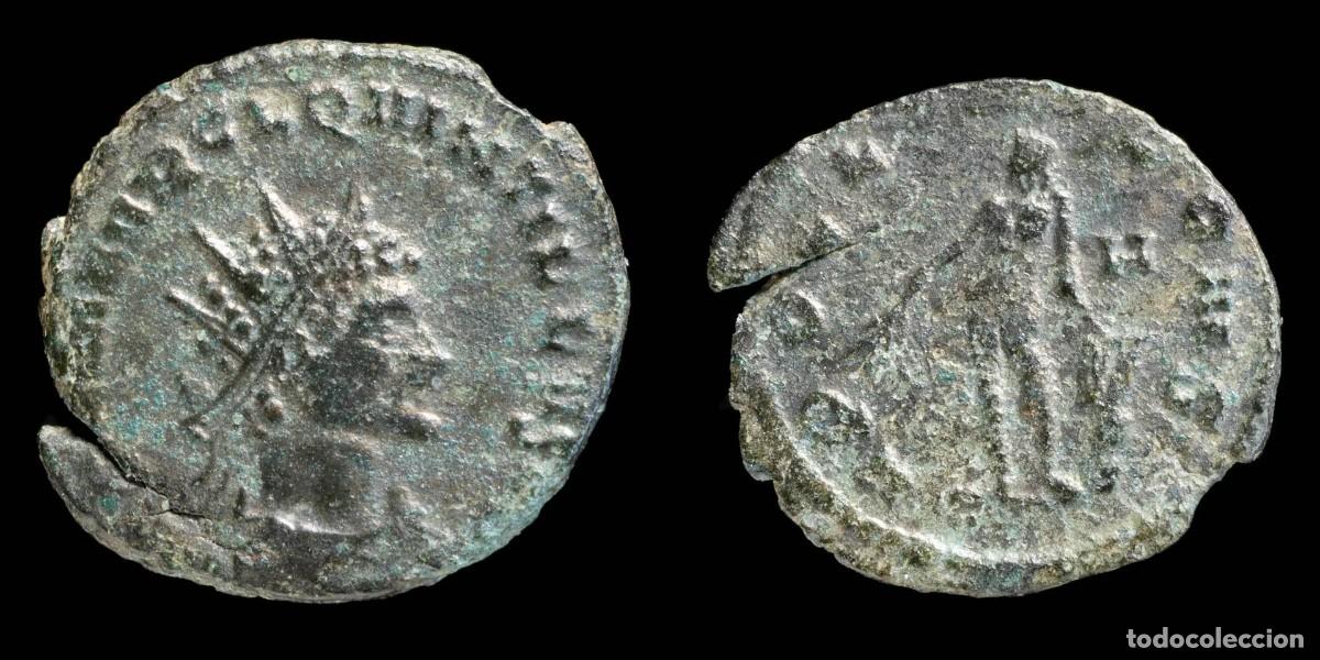 Monedas Imperio romano: Quintillus Antoninianus - APOLLINI CONS - 20 mm / 2.72 gr.
