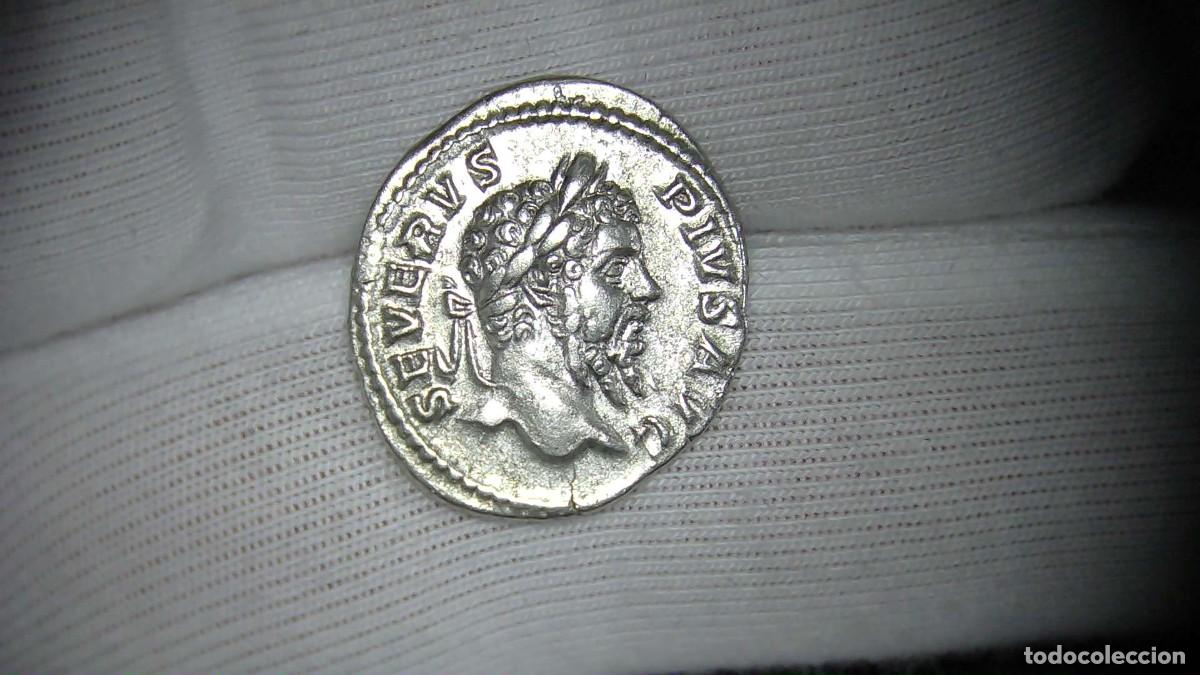 Monedas Imperio romano: Septimio Severo Denario, ''P M TR P XVII COS III PP'' EBC