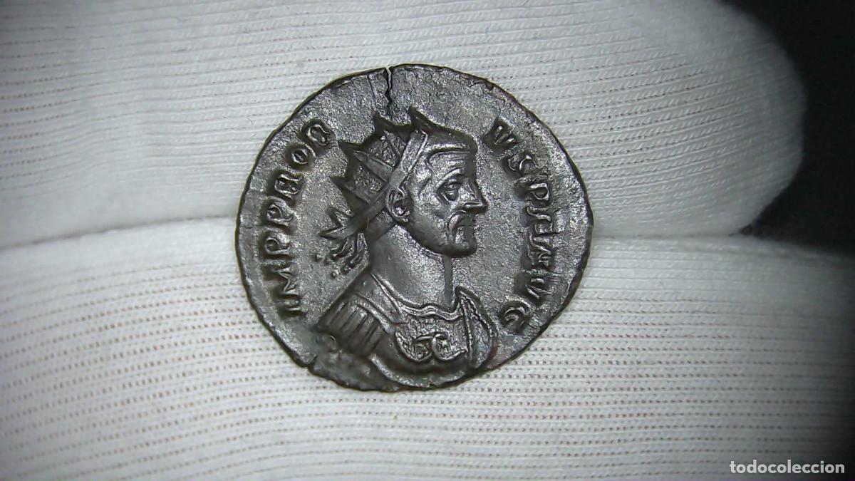Monedas Imperio romano: Probo Antoniniano, ''FIDES MILITVM'' EBC-
