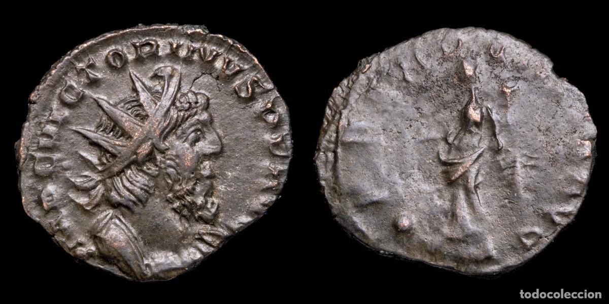 Monedas Imperio romano: Victorinus Antoninianus - PROVIDENTIA AVG - 20 mm / 2,81 gr.