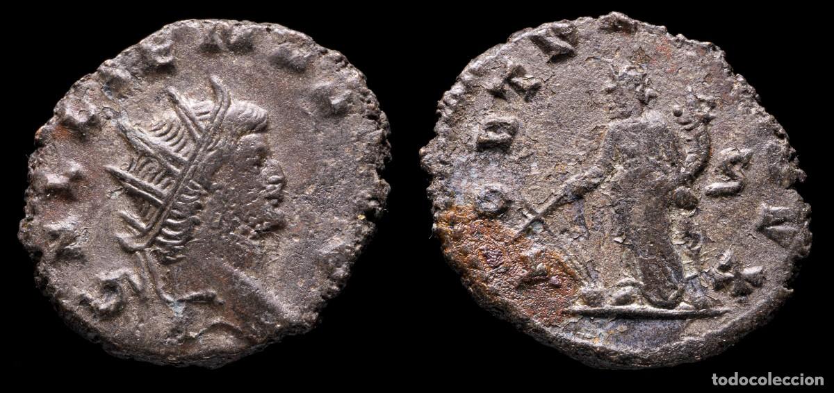 Monedas Imperio romano: Gallienus Antoninianus - FORTVNA REDVX - 20 mm / 3,91 gr.
