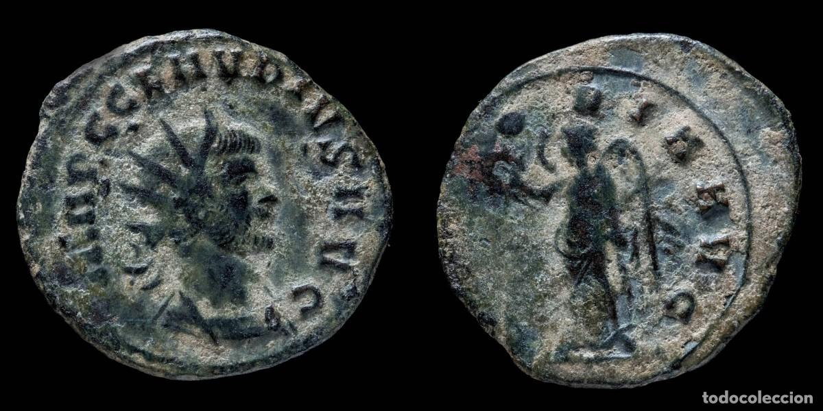 Monedas Imperio romano: Claudius II Antoninianus - VICTORIA AVG - 21 mm / 4.02 gr.